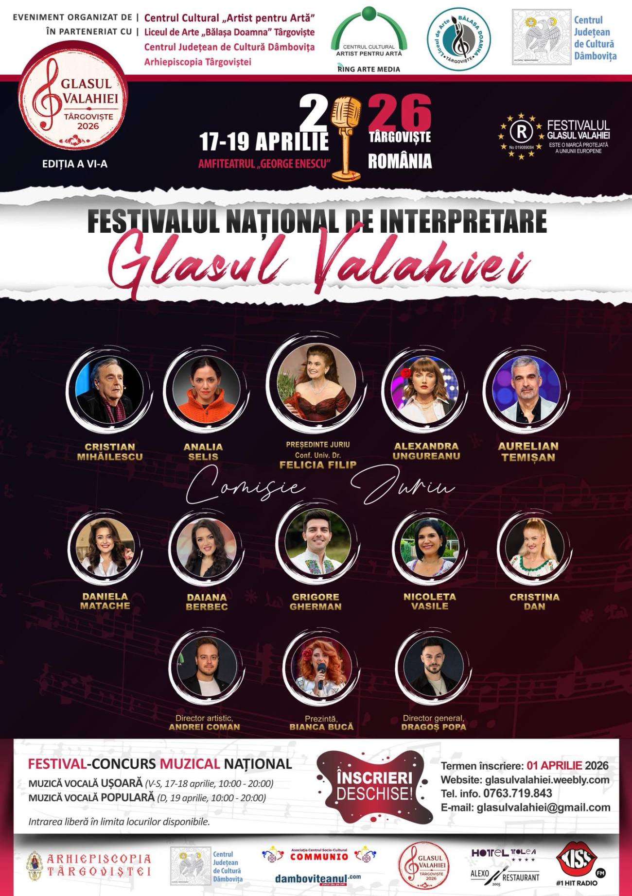 Înscrierile pentru Festivalul Glasul Valahiei au început