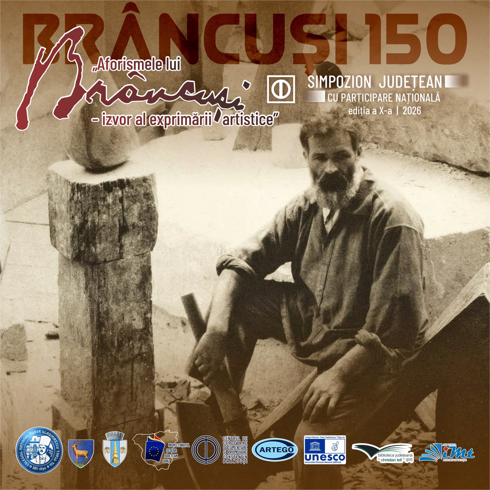 Târgu Jiu găzduiește simpozion național dedicat aforismelor lui Brâncuși