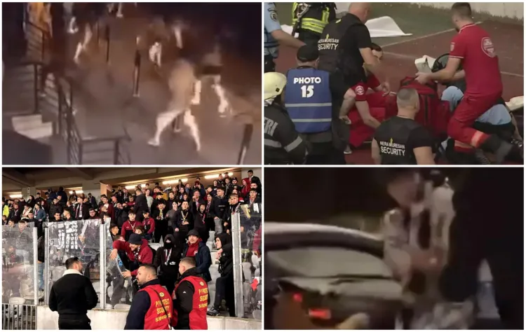 Frământări în derby-ul Clujului: Fanilor rivalilor nu le lipsesc incidentele violente