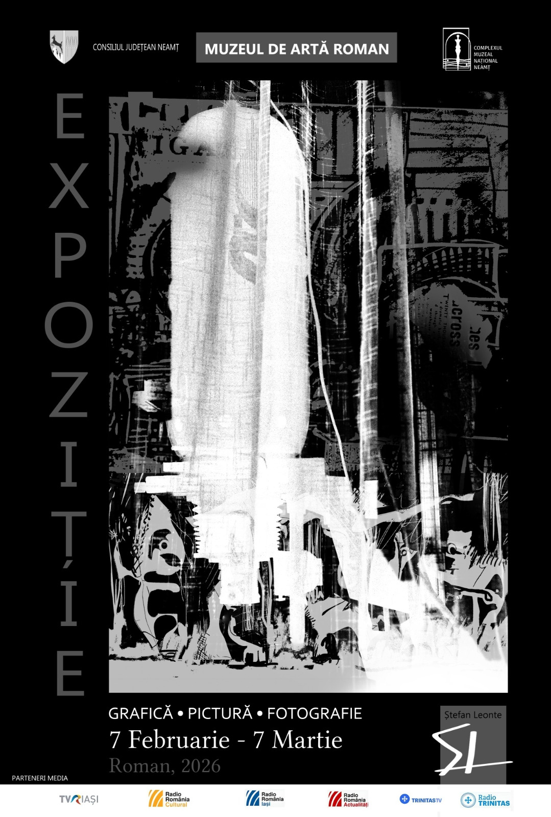 Expoziție personală de artă semnată de Ștefan Leonte la Muzeul de Artă din Roman