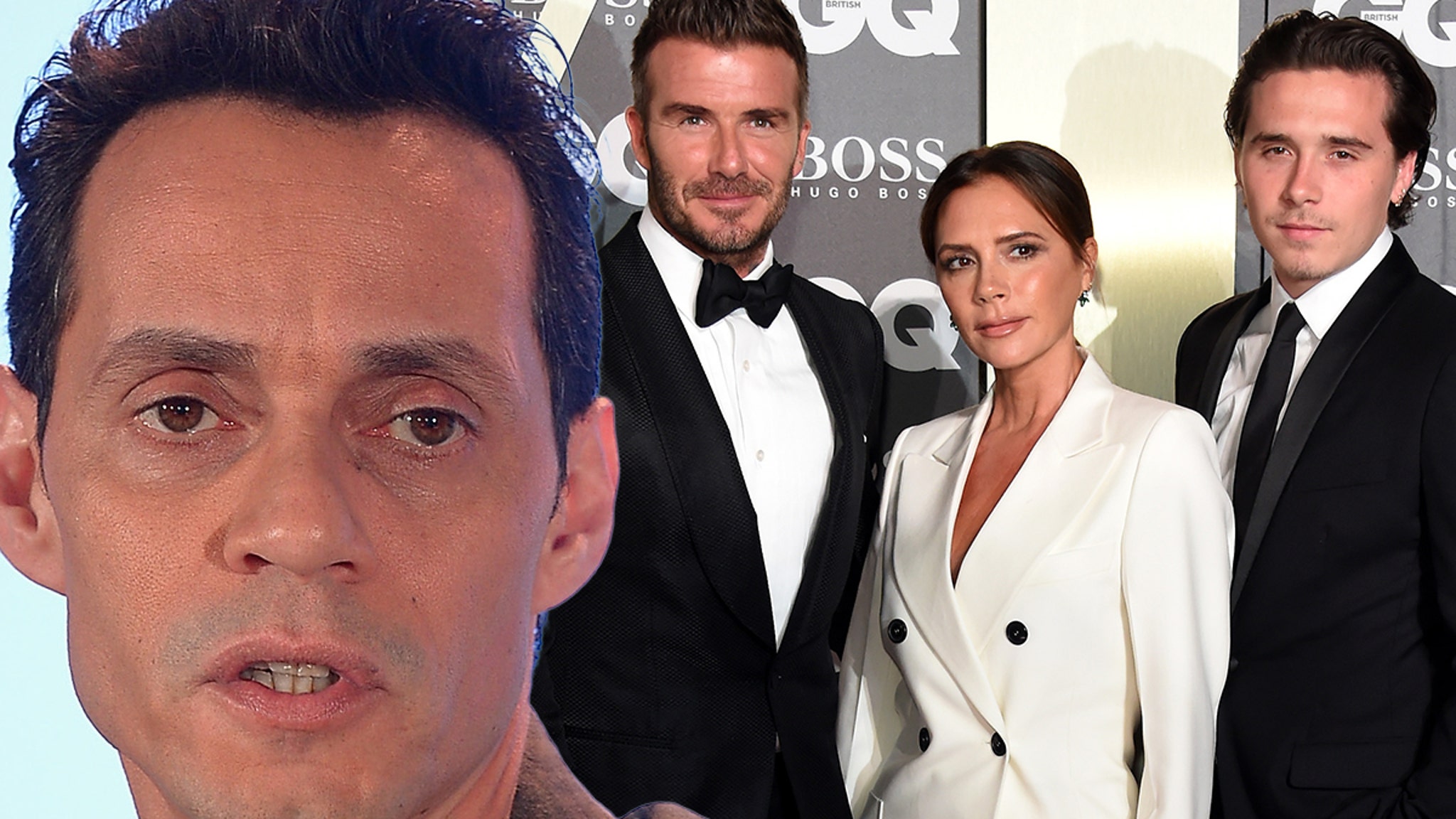 Marc Anthony discută despre disputa familiei Beckham
