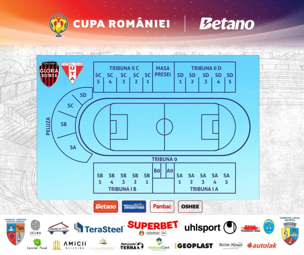 Biletele pentru meciul de fotbal pot fi cumpărate online sau la stadion