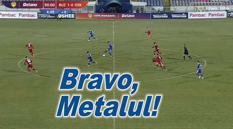 Metalul Buzău în sferturile Cupei României după o victorie strânsă
