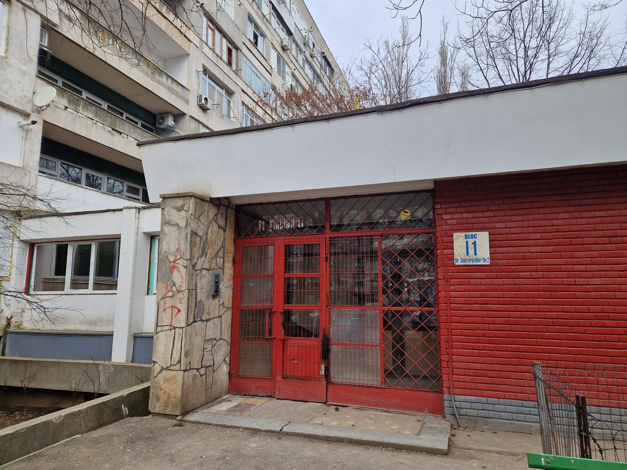 Olocatara din Galați se confruntă cu infiltrații din cauza unei lucrări de modernizare