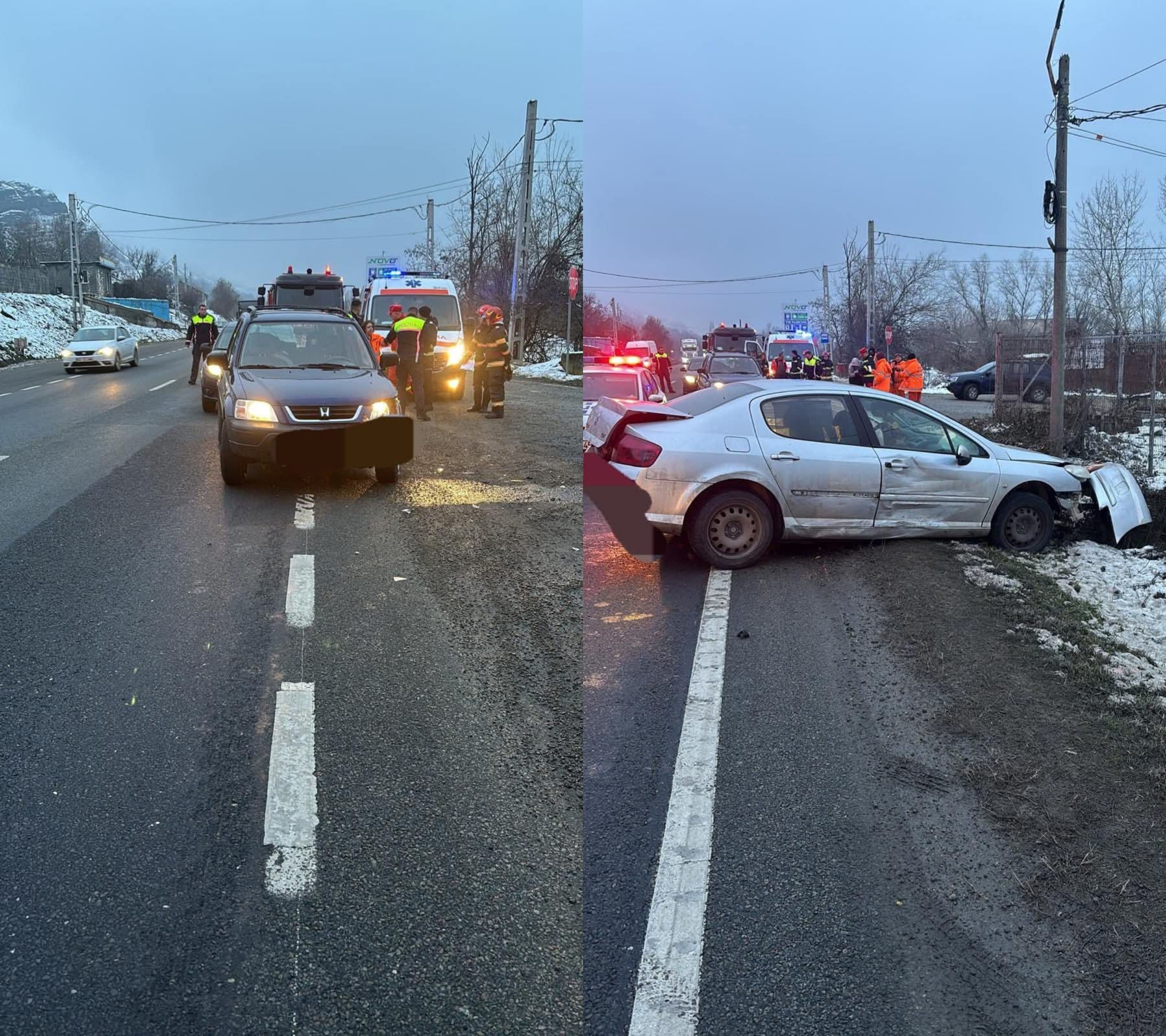 Accident pe DN 6 la Gura Văii: O persoană rănită