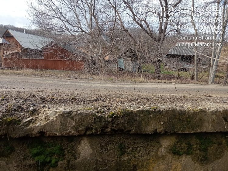 Intervenție de urgență la podețul din Slătioara: circulația va fi temporar oprită