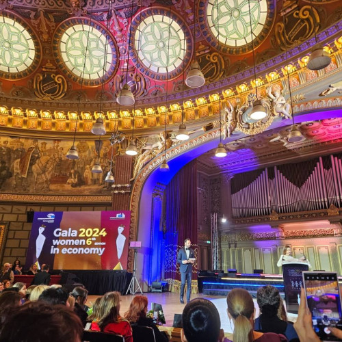 Stefania Stroica, director al Camerei de Comerț Dâmbovița, la Gala "Women In Economy", ediția a VI-a