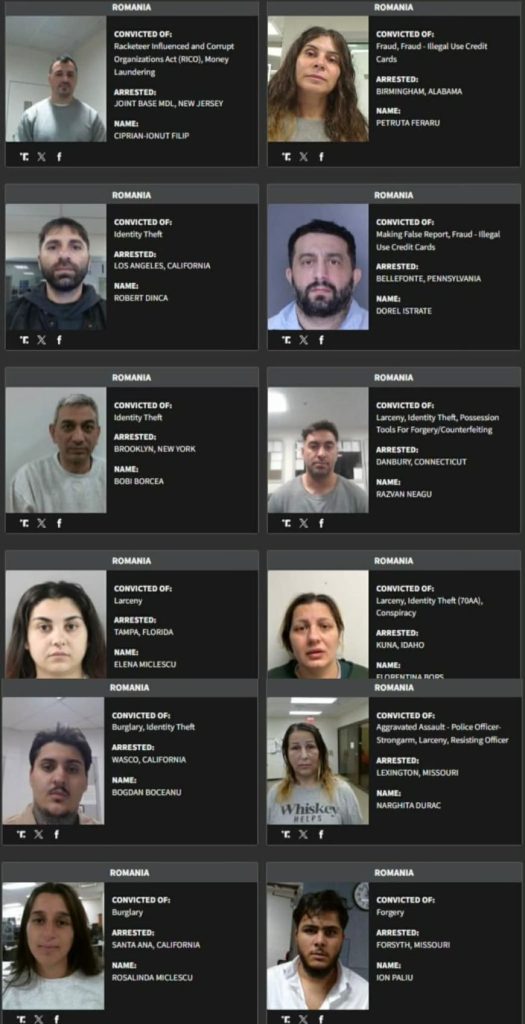 Zeci de români arestați în acțiuni de deportare în SUA