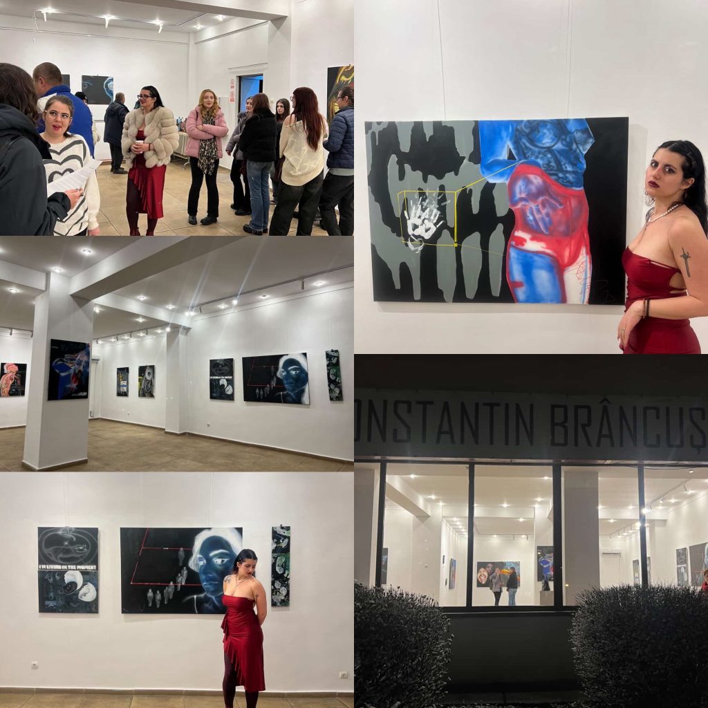 Expoziția „Would You Touch My Soul If It’s Burning?” a Mariei Bratu, inaugurată la Târgu Jiu