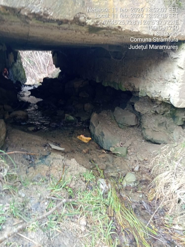 Intervenție urgentă la podețul din Slătioara pentru siguranța cetățenilor