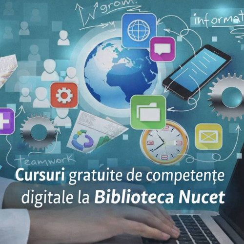Biblioteca Nucet oferă cursuri gratuite de competențe digitale