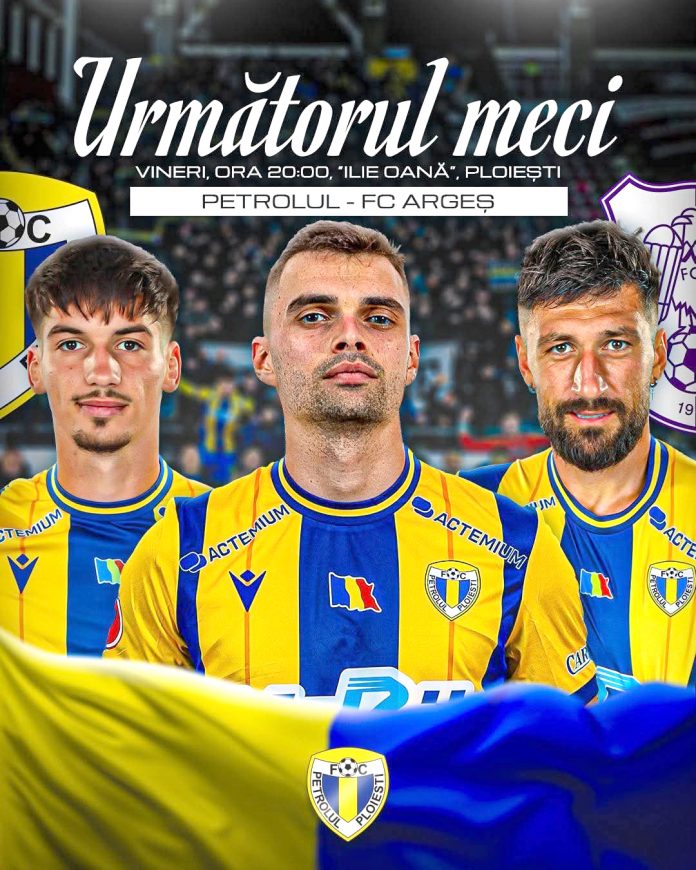 FC Petrolul se pregătește să întâlnească FC Argeș pe teren propriu