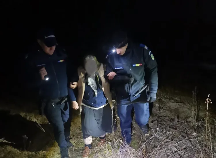 Femeie dispărută din Râșca, găsită de jandarmi după o oră și jumătate de căutări