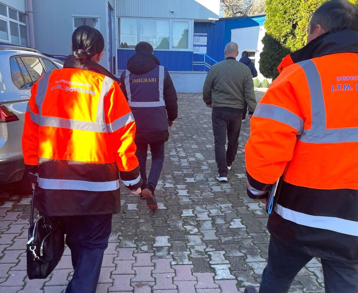 Acțiune de verificare a polițiștilor de imigrări în Botoșani