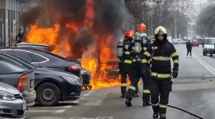 Tragedie în București: O femeie a murit în urma unui incendiu auto