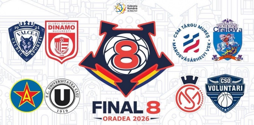 Oradea organizează turneul Final 8 al Cupei României la baschet masculin