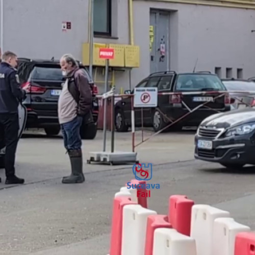 Șofer blocat pe un bulevard din Suceava, refuzat testarea alcoolemiei VIDEO