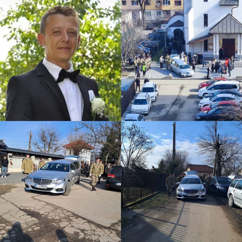 Daniel Turceanu, veteran din Târgu Jiu, înmormântat cu onoruri militare