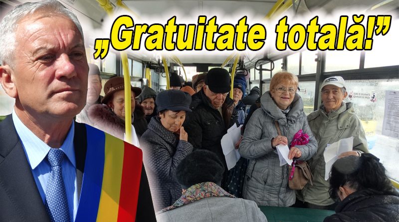 Primarul Buzăului anunță gratuitate totală la Transbus pentru pensionari