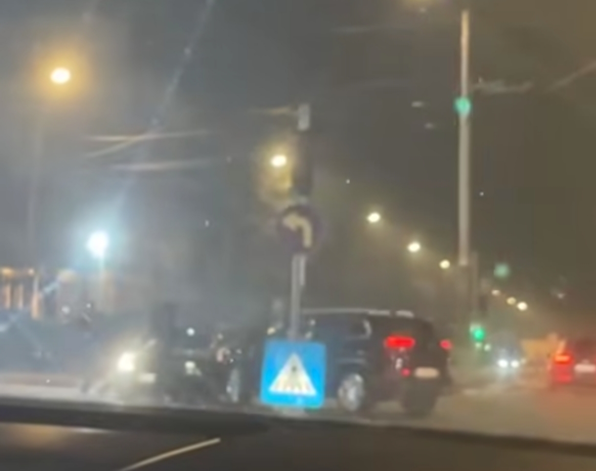 Accident rutier violent în Târgu Jiu fără victime