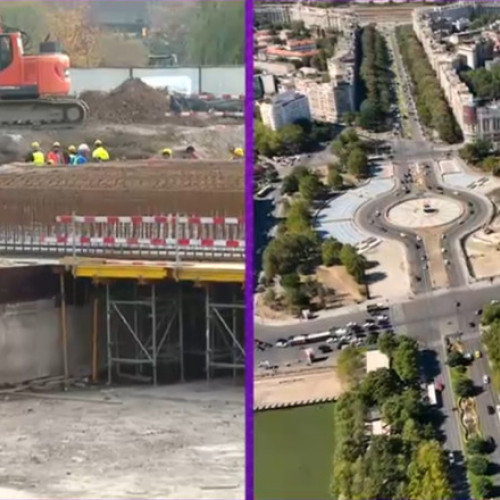 Lucrările de reabilitare la planșeul din Piața Unirii din București se finalizează mai devreme