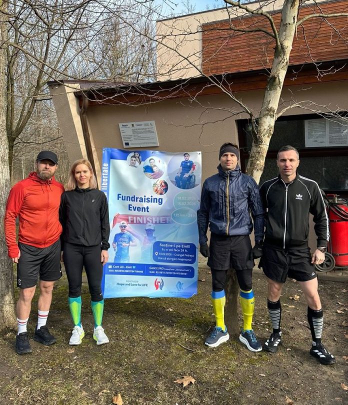 Polițiști din Vrancea se alătură unui ultramaraton caritabil pentru Emil Bratu