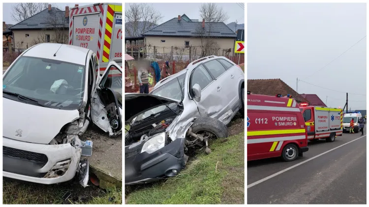 Accident rutier grav în Sâmârghita: trei victime în urma coliziunii