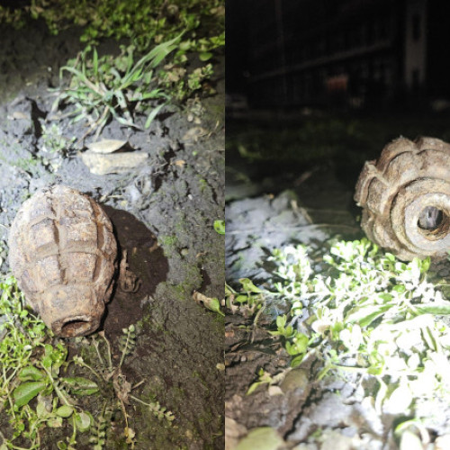 Descoperire alarmantă la Gara din Galați: o grenadă găsită de un bărbat