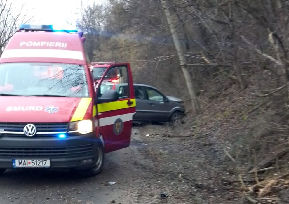 Accident rutier în Bistrița-Năsăud: o persoană rănită