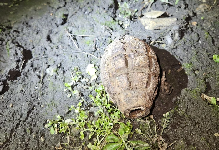 Descoperire alarmantă: grenadă neexplodată găsită în Galați