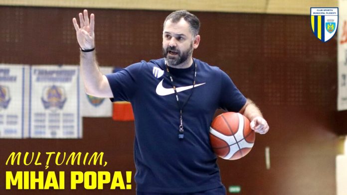 Clubul Sportiv Municipal Ploieşti reziliază contractul cu antrenorul Mihai Popa