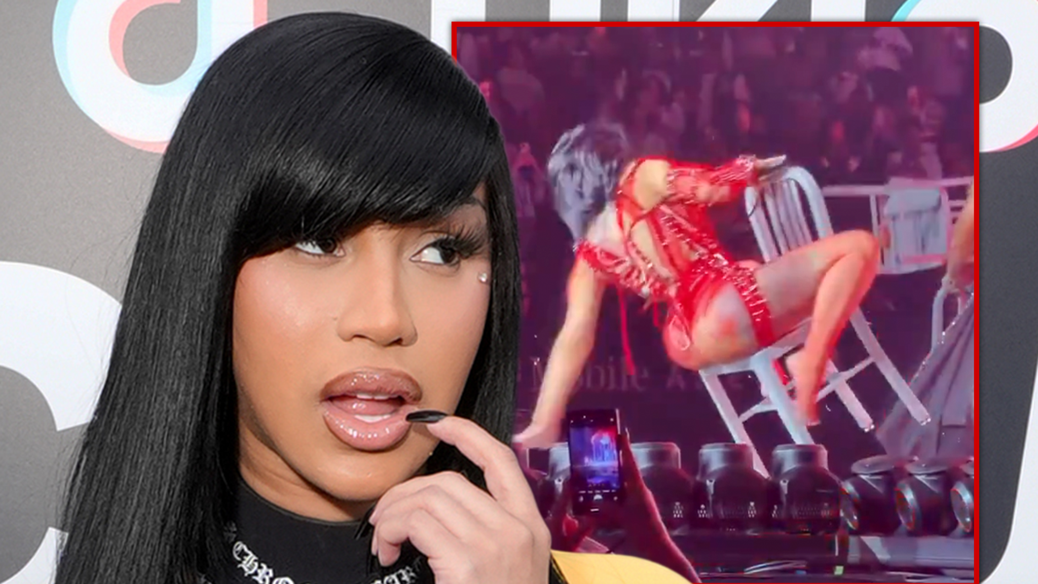 Cardi B cade de pe scenă în timpul turneului 'Little Miss Drama'