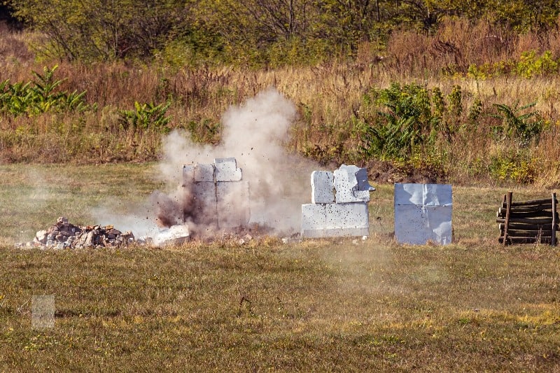 Trageri și distrugeri cu material real în poligonul Micești, săptămâna viitoare
