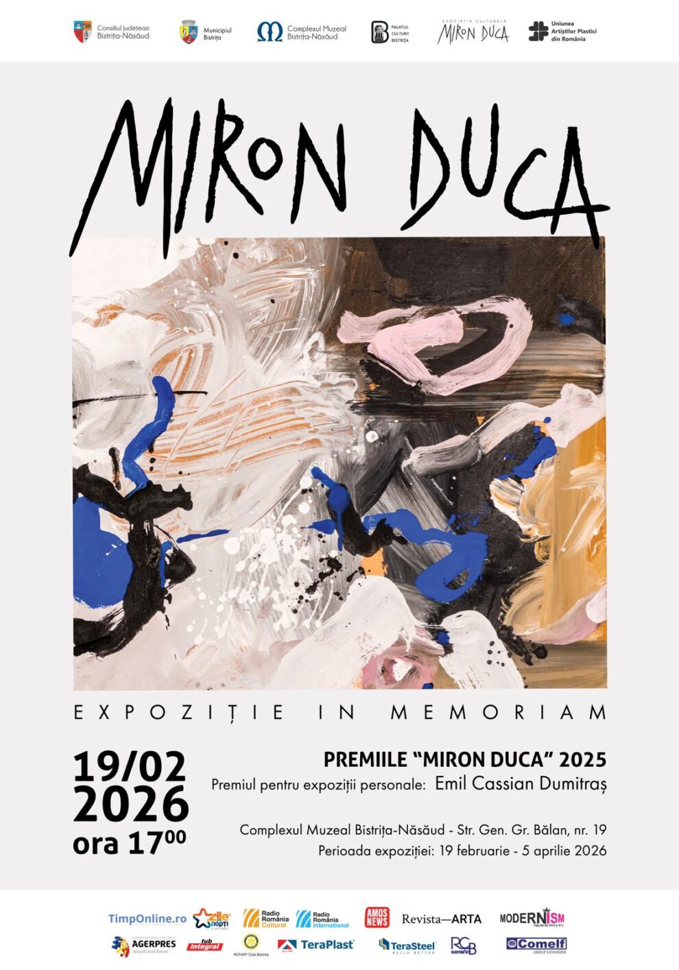 Expoziție dedicată lui Miron Duca și Emil Cassian Dumitraș la Complexul Muzeal