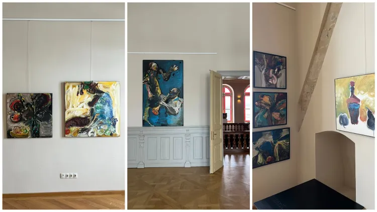 Castelul Bánffy din Răscruci găzduiește o expoziție de pictură semnată de Valentin Codoiu