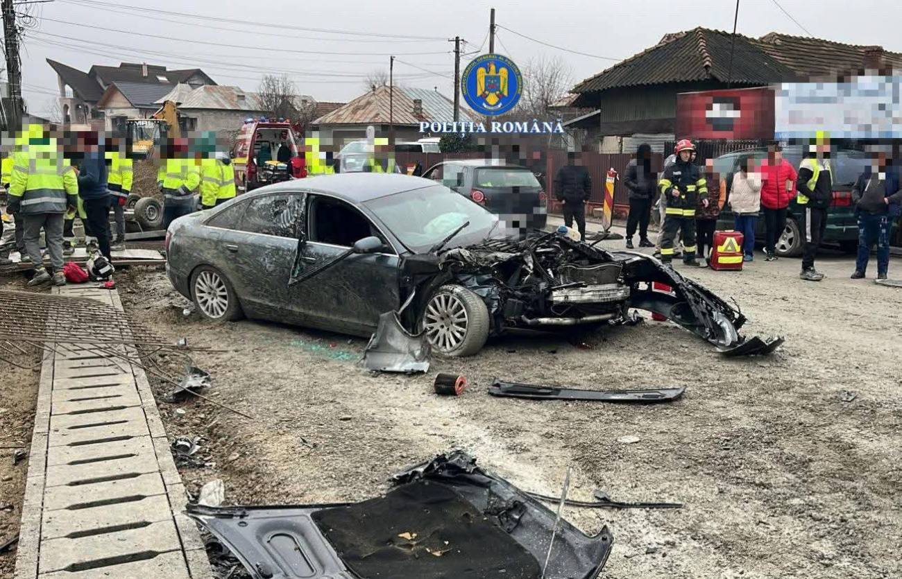 Accident rutier grav în Vulcana-Pandele din cauza vitezei excesive