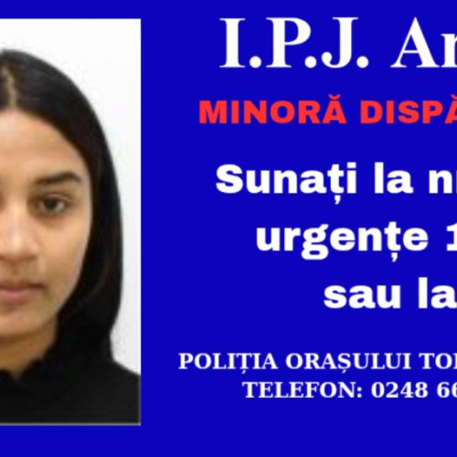 Căutări în județul Ilfov după dispariția unei minore din Călinești