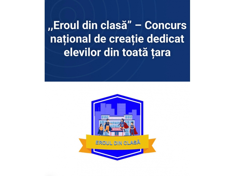 Concursul „Eroul din clasă” luptă împotriva bullyingului în școli