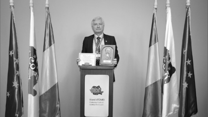 Primarul comunei Hudeşti, Viorel Atomei, a decedat la 65 de ani