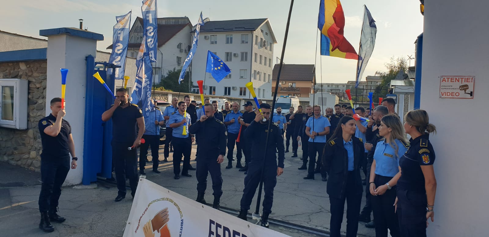 Protestele angajaților din penitenciare în urma posibilei eliminări a normei de hrană