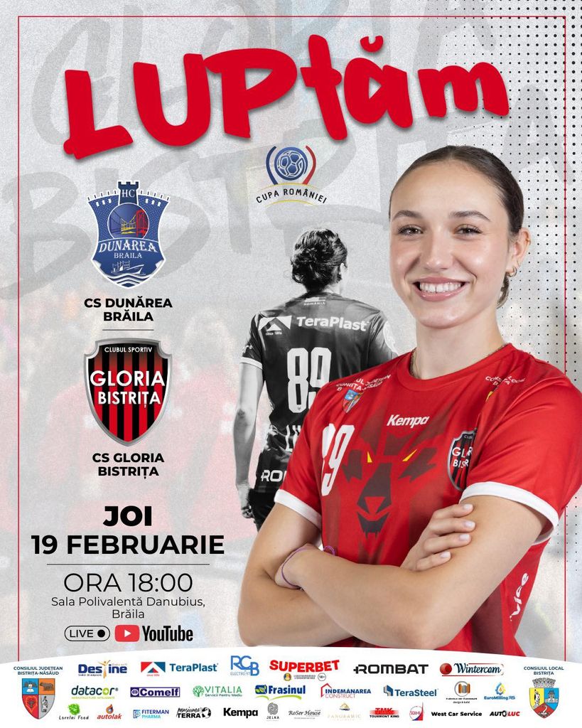 Meciul de handbal din Brăila se joacă fără televiziune, dar pe YouTube