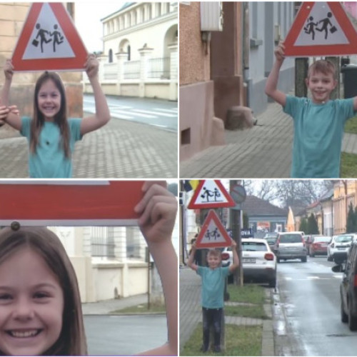 Orașul Lipova introduce indicatoare unice pentru siguranța pietonilor