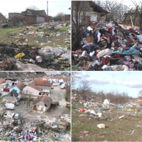 Focar de infecție în Arad: mii de tone de deșeuri pe un câmp