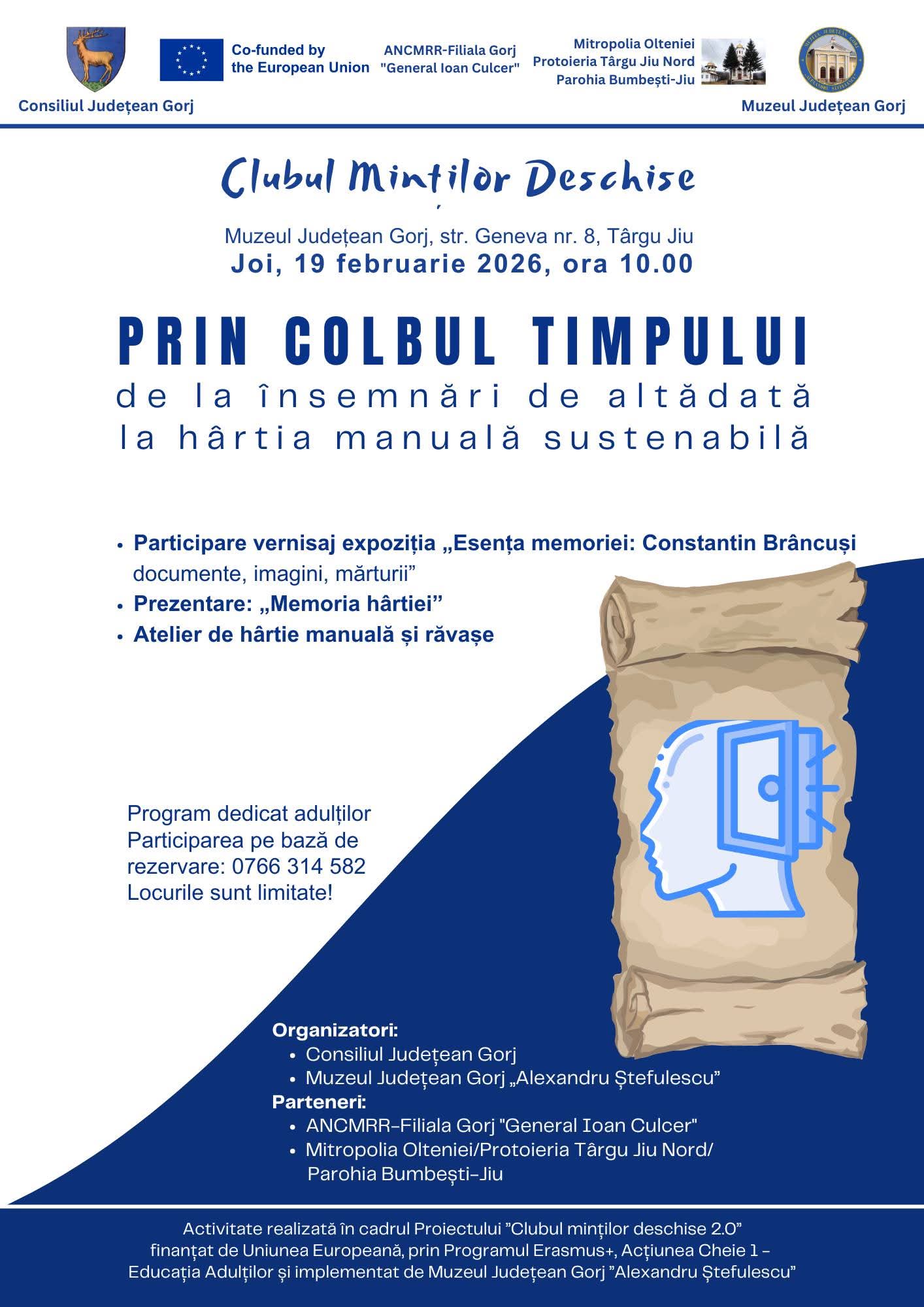 Gorjenii sunt invitați la un eveniment artistic și istoric pe 19 februarie