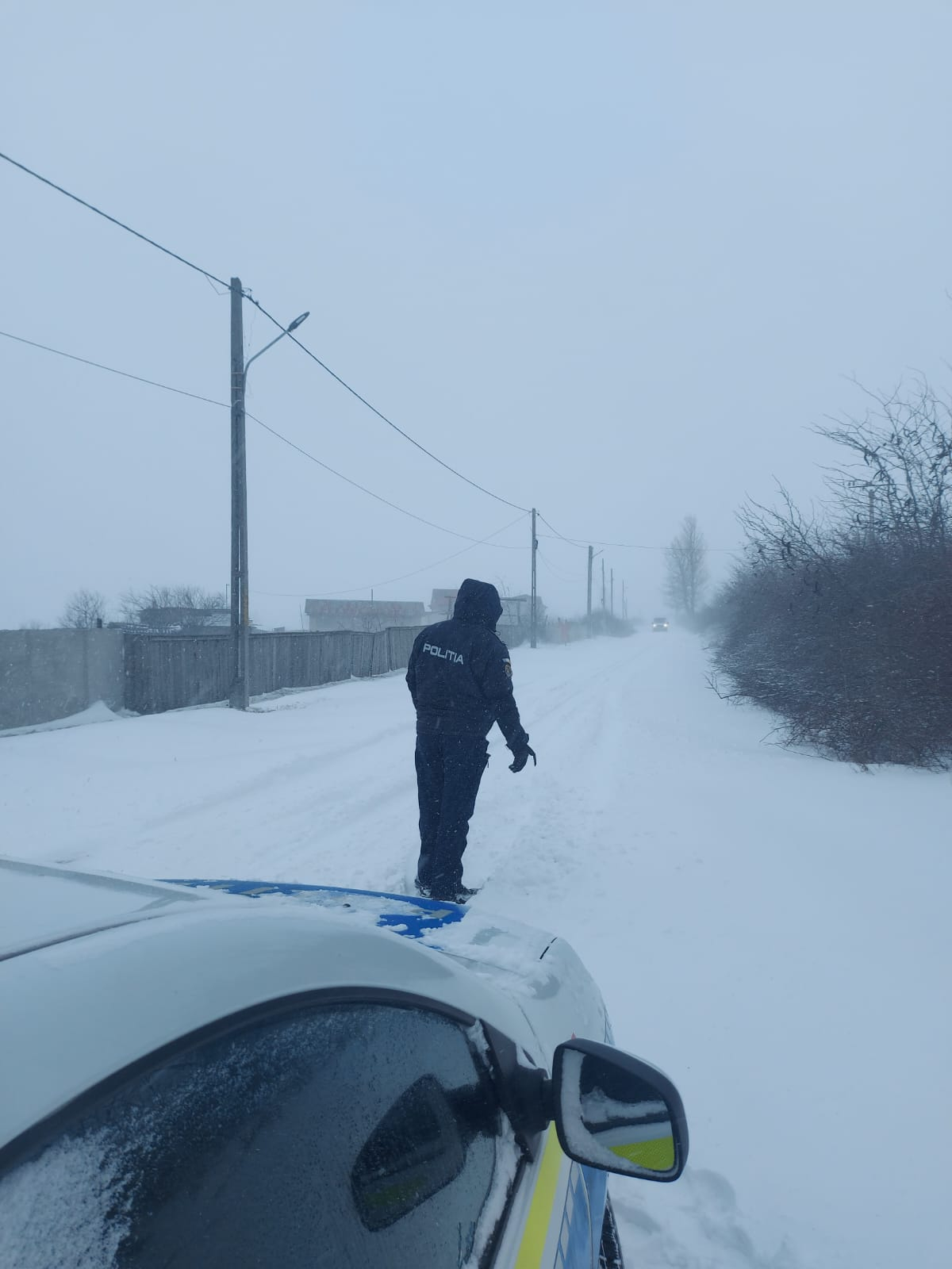 Circulația restricționată în Galați din cauza vremii nefavorabile