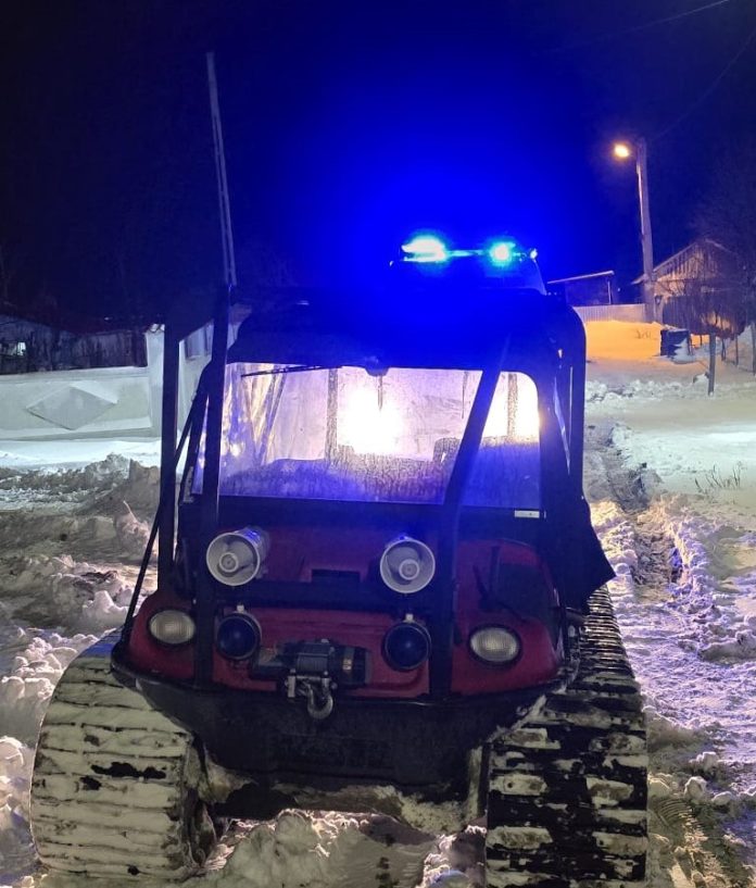 Intervenție rapidă a pompierilor pentru o femeie din Mândrești