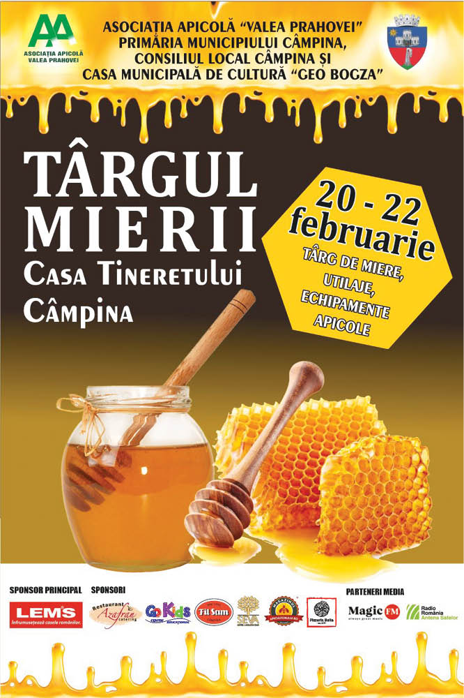 Târgul mierii revine la Câmpina, între 20 și 22 februarie