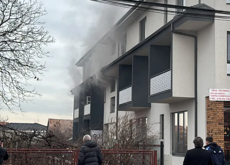 Incendiu într-un apartament din Florești, intervenție rapidă a pompierilor