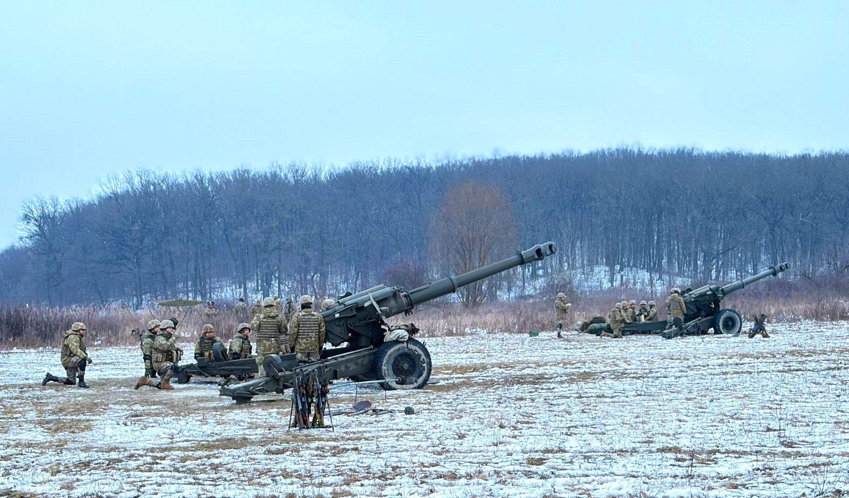 Exercițiu militar complex la Copălău pentru Batalionul 335 Artilerie