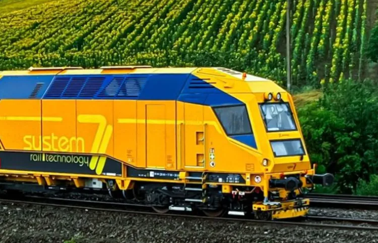 Tren neobișnuit surprinde locuitorii din Valea Florilor, Cluj